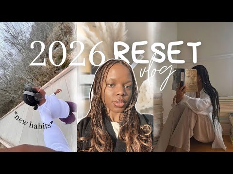 CES BONNES HABITUDES À PRENDRE EN 2026 (vlog) | visionboard, hair routine, sport…