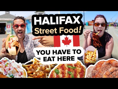 INSANE Halifax Street Food Tour in Nova Scotia. OMG!🤤  Waterfront Feast in the Summer!