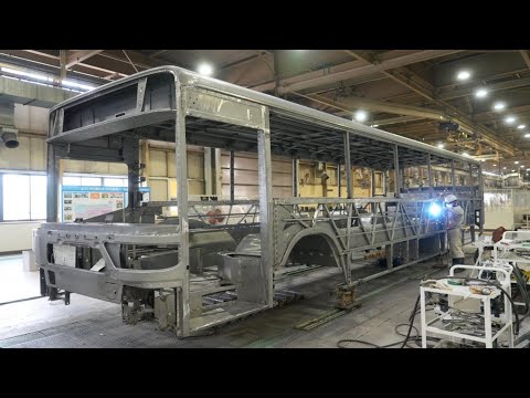 How are buses made? The process of mass-producing buses in Japan, a country that values quality.
