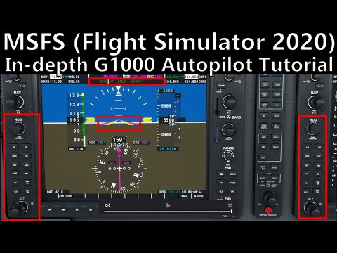 MSFS Garmin G1000 Autopilot Tutorial (AH In-Depth G1000 tutorial, part 2)