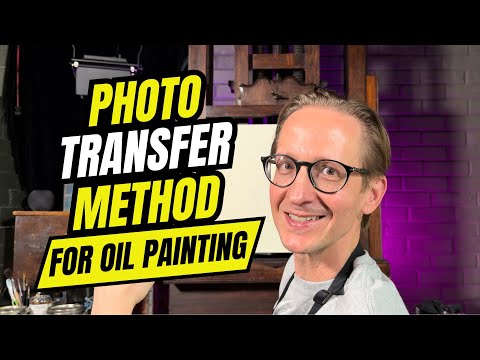 The easiest way to transfer your photo to your oil painting!