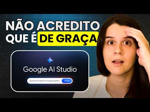 Pare de pagar pelo Lovable! Crie Sites e Apps 100% GRÁTIS Google AI Studio