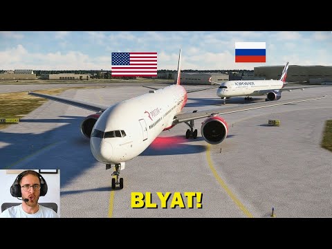 RUSSIAN Rush Hour in Microsoft Flight Simulator! Full Flight with ATC (VATSIM)