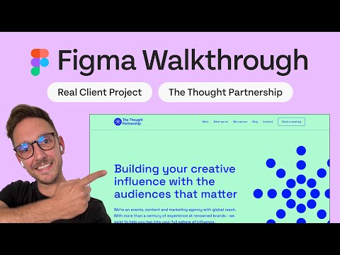 Figma Website Design Walkthrough – Real Client Project (The Thought Partnership)