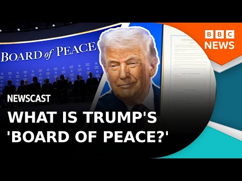 Donald Trump launches his 'board of Peace'. But who's on it? | BBC News