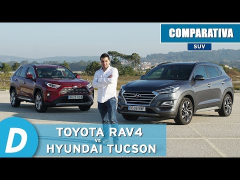 Comparativa SUV: Toyota RAV4 Hybrid 2019 vs Hyundai Tucson 2019 | Review en español | Diariomotor