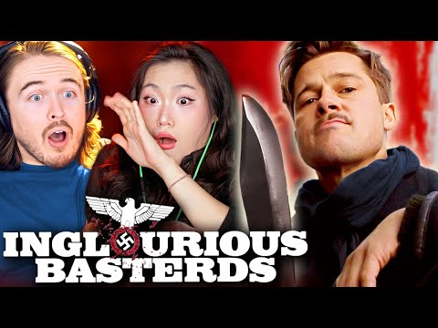 **UNBEARABLE SUSPENSE** Inglourious Basterds (2009) Reaction: FIRST TIME WATCHING