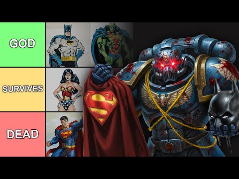 Could THE JUSTICE LEAGUE Survive WARHAMMER 40K?!