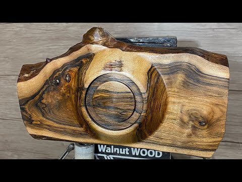 Extreme Woodturning: WOW This Black Walnut Came Out Perfect