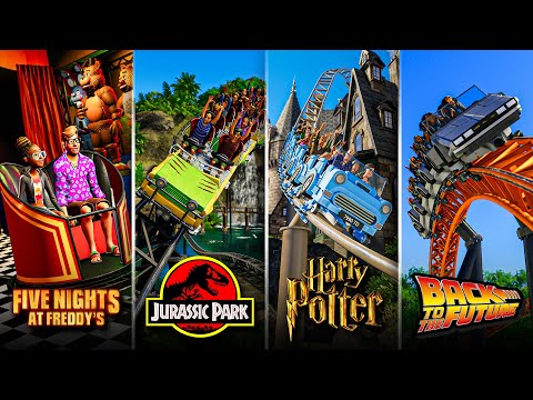 ALL ONRIDE EXPERIENCES! - Benny’s Movie Park (Planet Coaster)