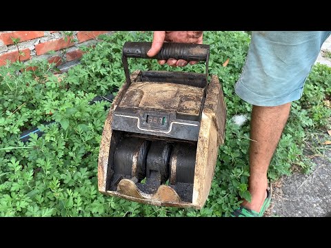 Restoration old cash register american | Restoring bill counter(money counter) cashscan 9900