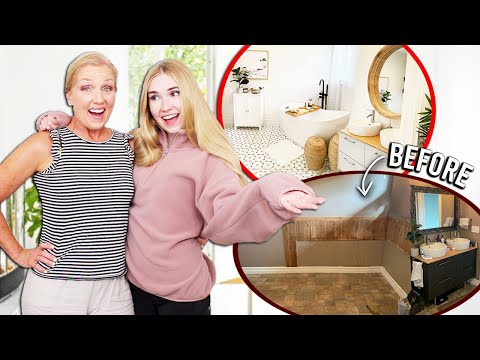 Surprising My Parents With A Bathroom Makeover !! THIS WAS LONG OVERDUE