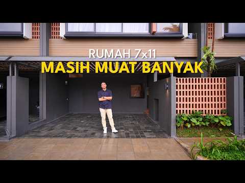 Rumah Minimalis 7x11 Dengan Banyak Ruang di Wovendream Daisy