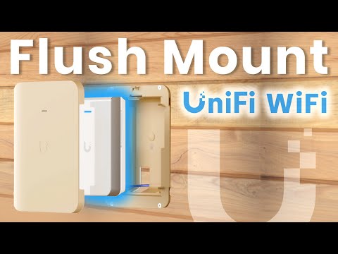 Ubiquiti U7 Pro Wall Flush Mount Install