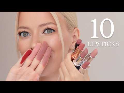 My top 10 lipsticks | Elena Rachitskaya