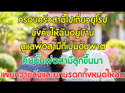 ครอบครัวสามีไปเที่ยวยุโรป ปล่อยให้ฉันอยู่บ้านดูแลพ่อสามีที่เป็นอัมพาต แต่คืนนั้นเขากลับลุกขึ้นมายืนไ