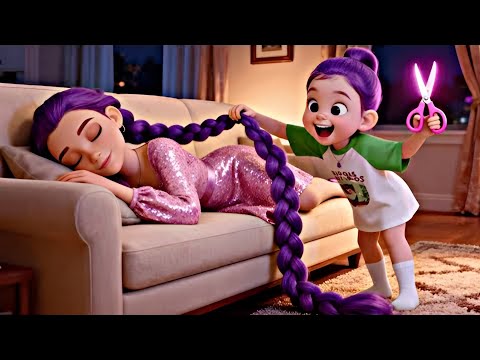 😱 OMG! ⚡Naughty Baby Rumi Cut Mom’s Hair to Buy Teddy Bear