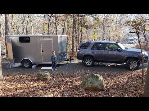 6X12 Cargo Trailer Camper Built for under $5000