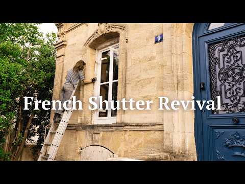 Restoring Our Historic Shutters & Local Antique Finds | Renovating in France #12
