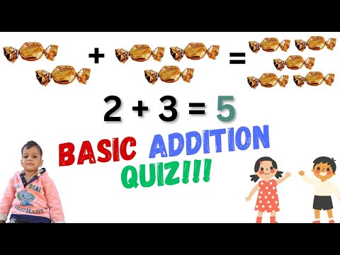 One Digit Addition Quiz for Kids | Learn Math with Fun – 20 Questions |