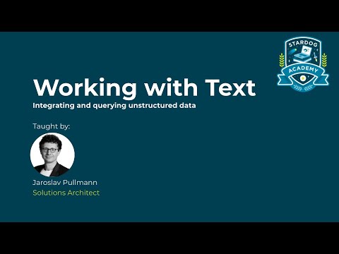 Stardog Academy Fundamentals: Working with Text
