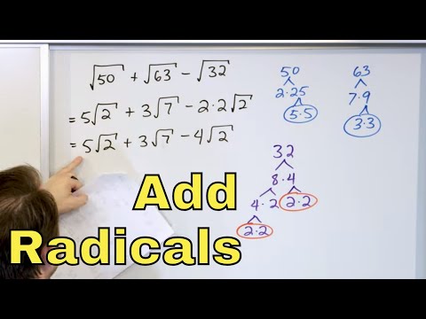 14 - Add and Subtract Radical Expressions, Part 1