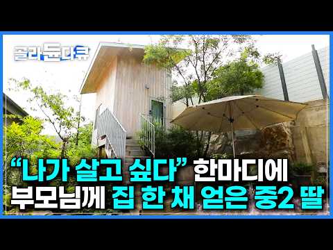 "내 집은 따로 지어줘" 중2 딸에게 집 한 채 지어줬더니｜두 딸의 방을 오두막과 다락으로 만든 이유｜미대 출신 남편이 유행하는 소재 다 피해서 지은 집｜건축탐구 집｜#골라듄다큐