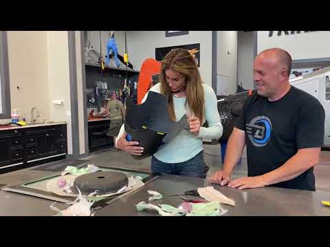 Caitlyn Jenner in the Cockpit with Mike Patey