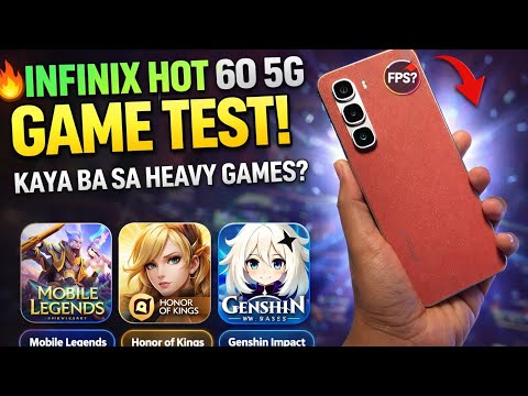 INFINIX HOT 60 5G+ FULL GAME TEST: 5G PHONE NA PWEDE SA GAMING?