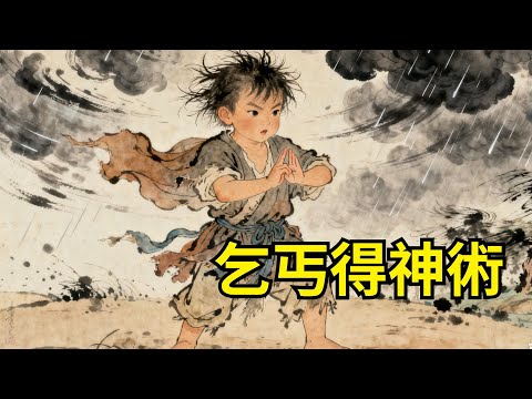 小乞丐偷吃祭品被毒打，卻在墳頭髮現一本天書，學會呼風喚雨之術，旱災年救全村，唯獨不救當年打她的人！#民間故事#故事頻道#感人故事#情感