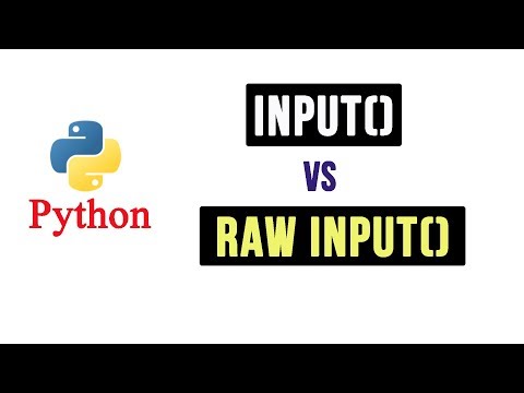 Python Tutorial - input vs raw_input function | Python 2 | python 3