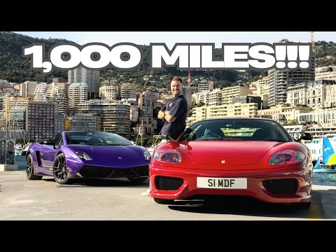 DRIVING MY 'NEW' LAMBORGHINI TO MONACO WITH FRIENDS!!
