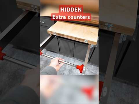 Hidden extra counter space! 😲