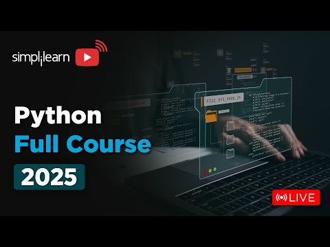 Python Full Course 2025 | Python Data Analytics Tutorial For Beginners | Simplilearn