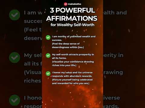 3 Affirmations for Wealthy Self-Worth