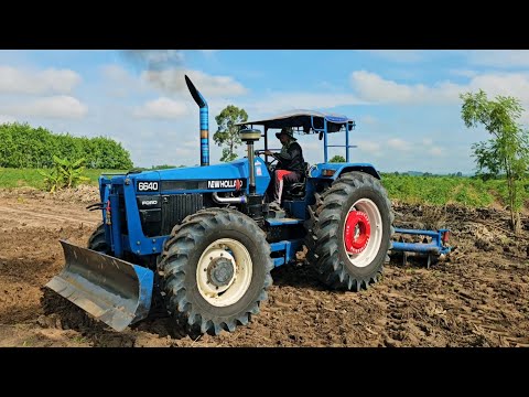 รถไถ 6640 ทดสอบไถสวนครั้งแรกที่ใส่ยาง 34 แล้วจะแรงและเร็วแค่ไหนมาดูกัน