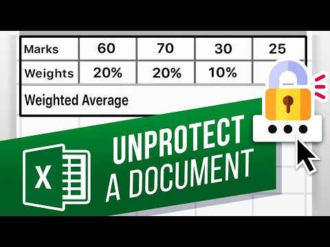How to Unprotect Excel Sheets and Workbooks | 3 Ways to Unprotect Excel File with Password