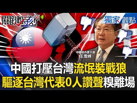 Is the Chinese ambassador unreasonably suppressing Taiwan's performance?