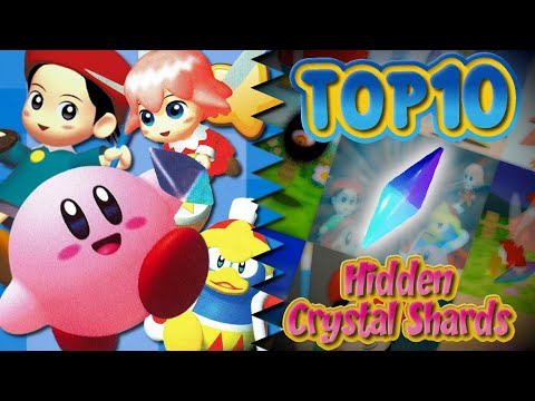 TOP 10 Hidden Crystal Shards in Kirby 64: The Crystal Shards | Nintendo 64 [Original N64 Capture]