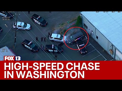 Chopper video shows police chase suspect in WA crime spree