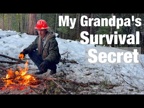 My Grandpa Shared His Survival Fire Secret (IT WORKS)