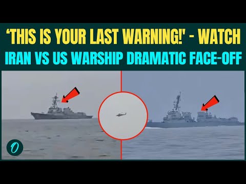RAW FOOTAGE: Iran Navy CHASES, Sinks U.S Warships in CHILLING Face-Off - U.S Vs Iran Hormuz Clash