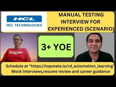 Manual Testing Interview Questions and Answers| Testing Interview Questions | RD Automation Learning