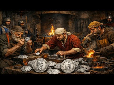 Inside the Denarius Factory: Inflationary Roman Money Reduced to Below 5% Silver (Full Process)