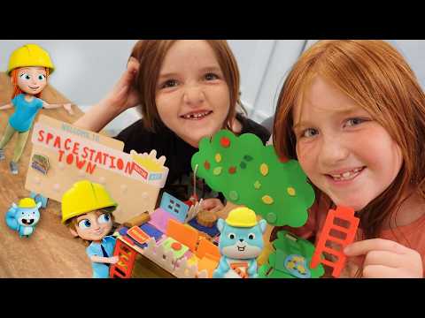 Creativity CHALLENGE with Adley & Niko!! Testing a new Tree House craft from Crunchlabs Creative Kit