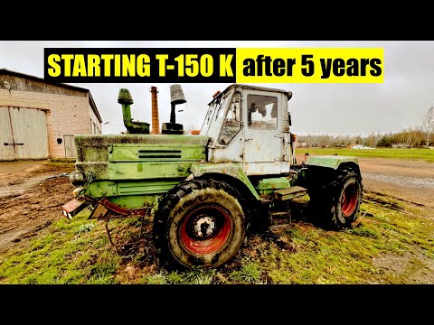 Starting T-150 K after 5 years. Delivered to Orina manor. Long version.