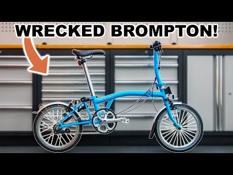 The Ultimate Brompton Rebuild! Full Service, Headset, Cables! Folding Bike Rescue!