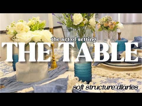 How I Set the Table for a New Season | Pg 4 Soft Structure Diaries | Intentional Living at Home