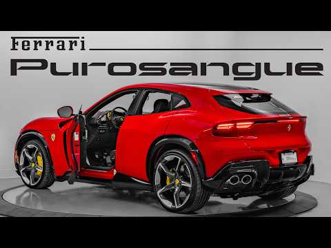 2025 Ferrari Purosangue Sound, Interior, and Exterior - Rosso Corsa