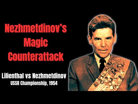 Miraculous Queen Sacrifice in Hopeless Position. Lilienthal vs Nezhmetdinov